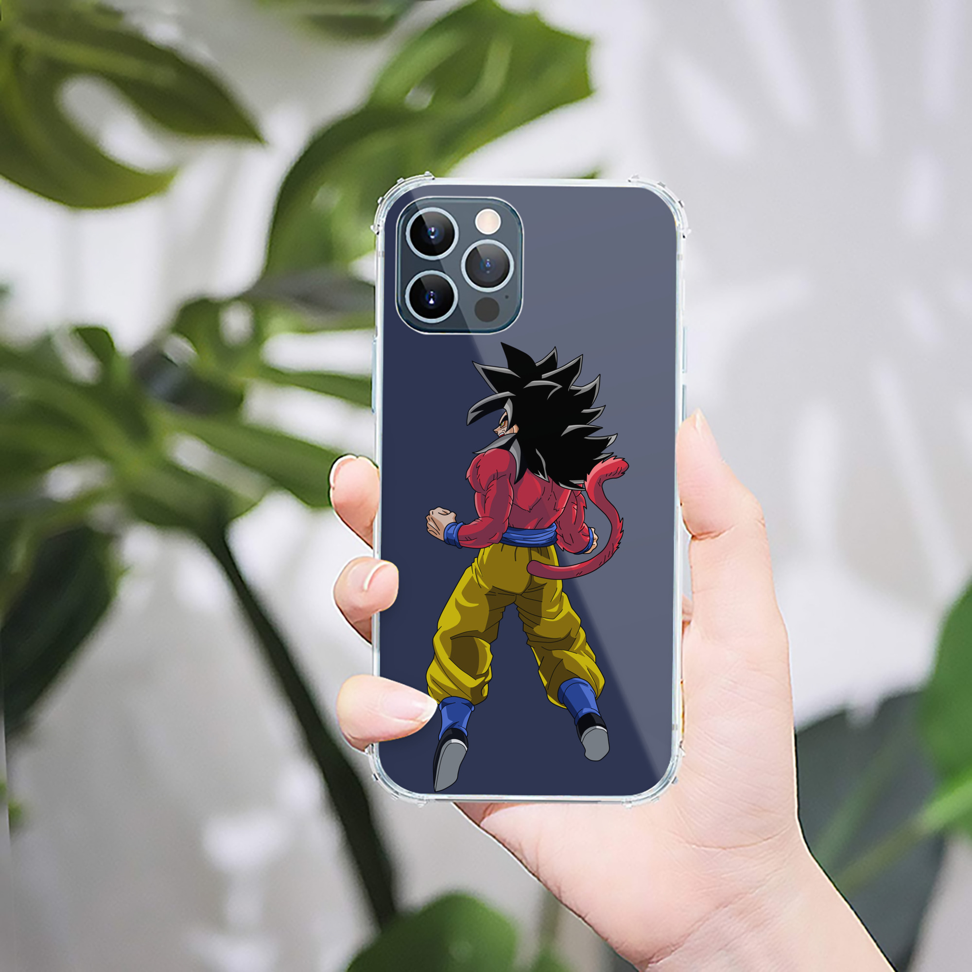 （画像用） ドラゴンボール 孫悟空（そん ごくう）Son Goku カカロット DRAGON BALL Kakarotto 【iPhone 12シリーズ対応】透明スマホケース（クリアソフトケース）
